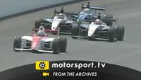 Indy lights: three-wide at Indianapolis!