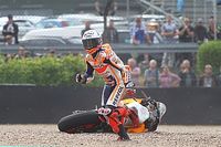 Marc Marquez withdraws from MotoGP German GP after five crashes