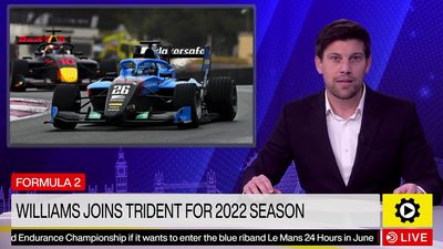 Williams joins Trident for 2022 F2 season